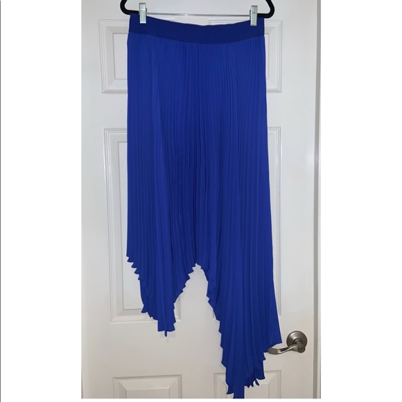 Alice & Olivia ‼️CYBER MONDAY SALE‼️ pleated midi ultramarine skirt -NWT - Picture 7 of 17